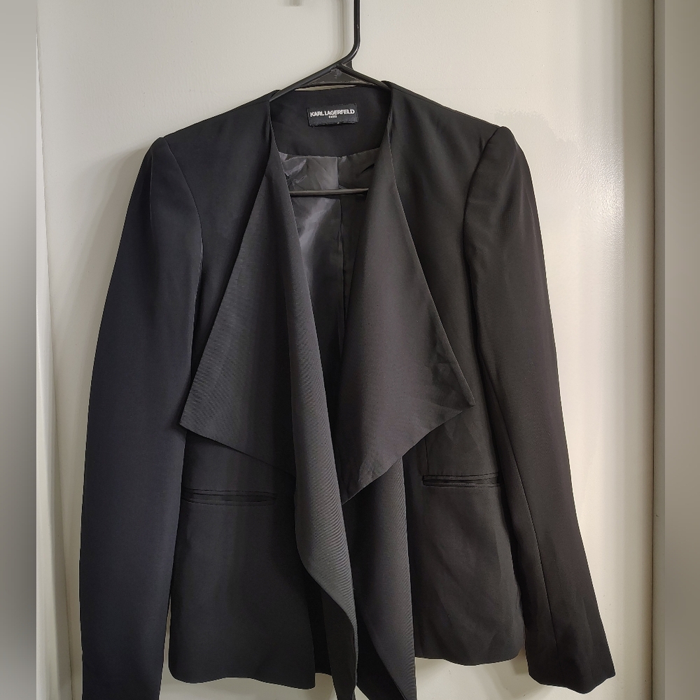 Karl Lagerfeld Black Women's Jacket